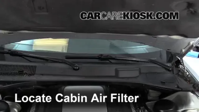 2006 Dodge Magnum RT 5.7L V8 Filtre à air (intérieur) Changement